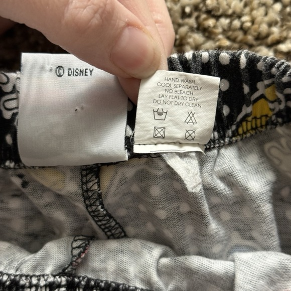 Mickey & Co Vintage Pajama Set Medium Allover Graphic Stars Polka Dot 90s Disney - Picture 11 of 14